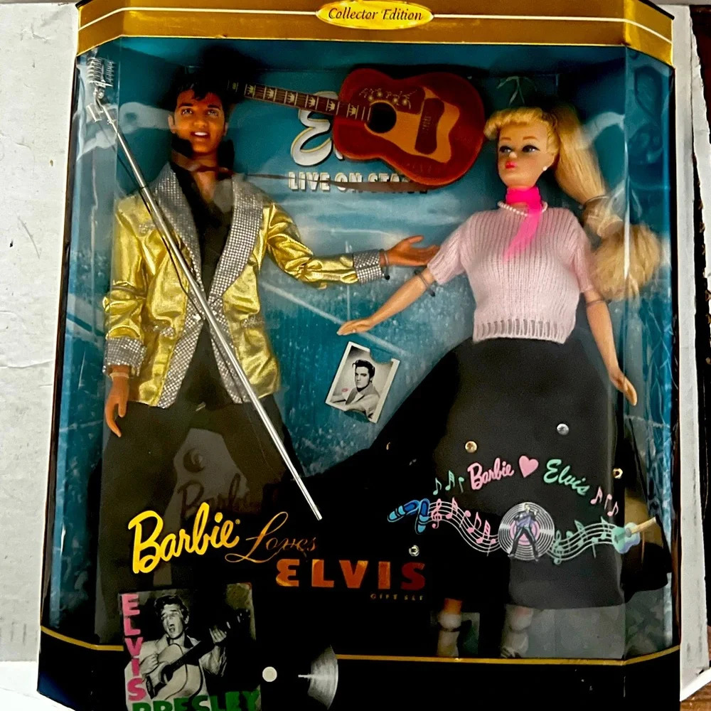 Elvis and Barbie new in box